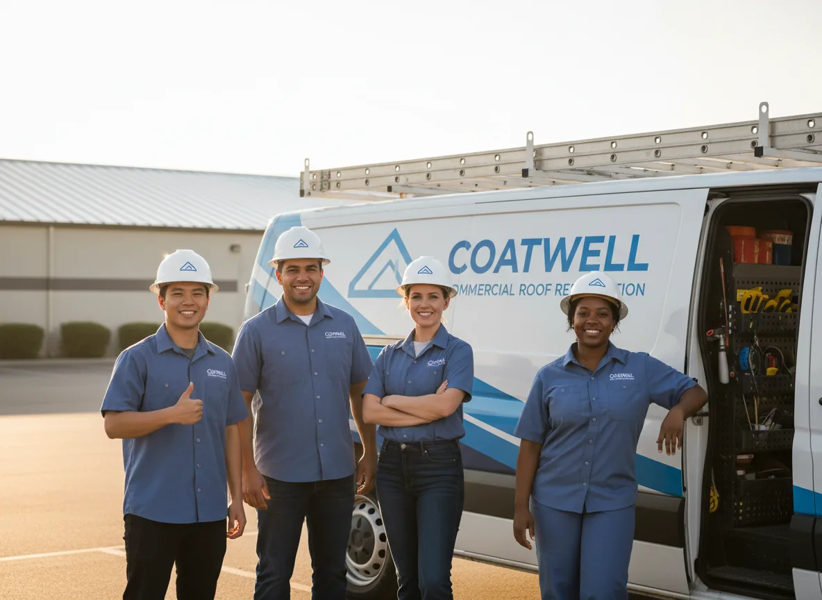 Commercial roof coating company in Atoka, OK